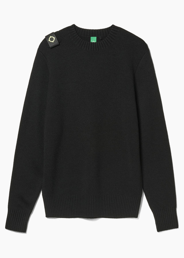 MA.Strum Truien Oka crew sweater - black
