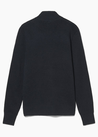 MA.Strum Truien Sarl quarter zip sweater - dark navy