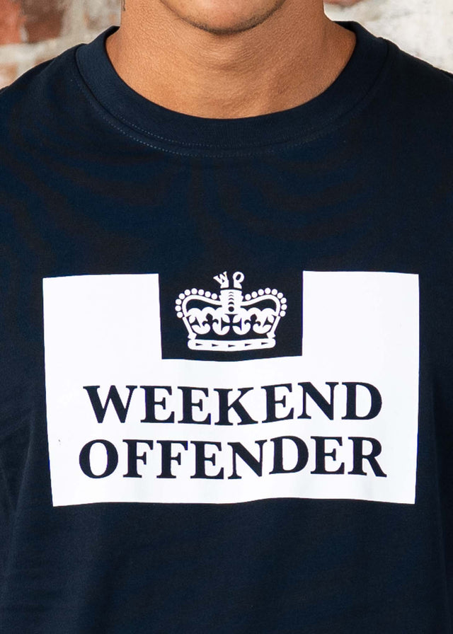 Weekend Offender T-shirts Prison t-shirt - navy