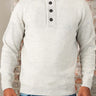Barbour Truien Essential patch half zip knitted jumper - pearl
