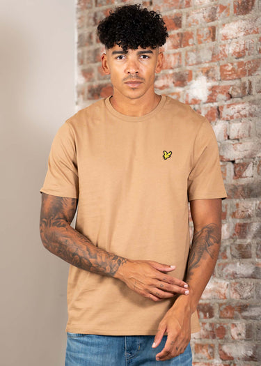 Lyle & Scott T-shirts Plain t-shirt - tigers eye