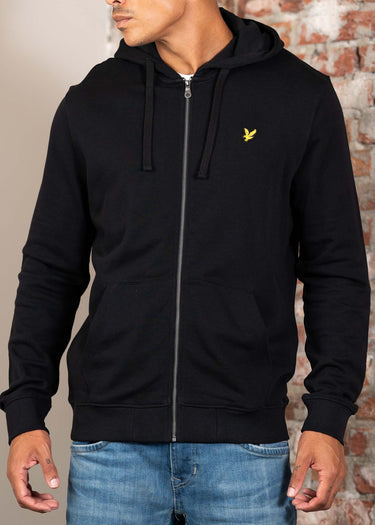 Lyle & Scott Vesten Zip through hoodie - jet black