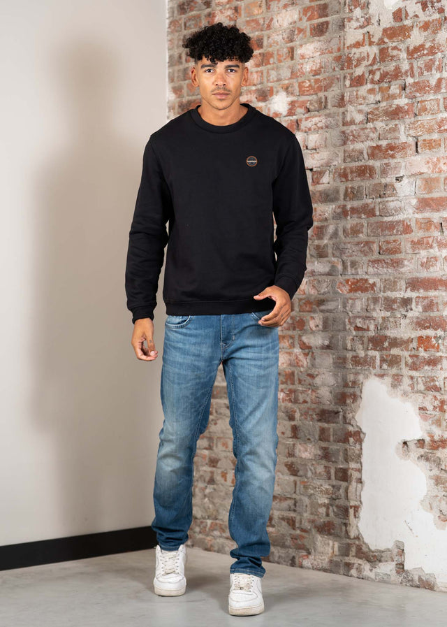 Napapijri Truien Badge crewneck - black beauty
