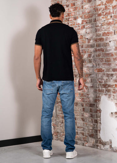 Fred Perry Polo's Twin tipped polo - black shaded stone