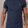 Fred Perry Polo's Twin tipped polo - dark airforce light ice bay leaf