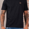 Napapijri T-shirts Badge t-shirt- black beauty