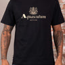 Aquascutum T-shirts Big logo t-shirt - black