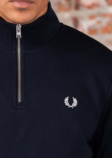 Fred Perry Truien Half zip sweatshirt - navy