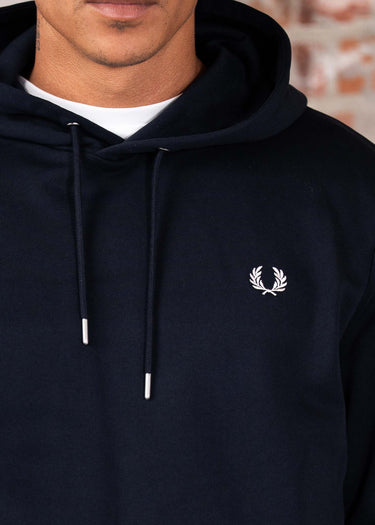 Fred Perry Hoodies Tipped hooded sweatshirt - navy