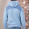 Napapijri Hoodies Back graphic hoody - faded denim