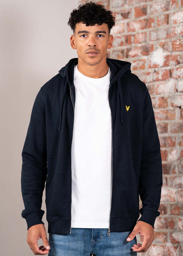 Lyle & Scott Vesten Zip through hoodie - dark navy
