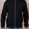 Fred Perry Truien Zip through sweatshirt - black