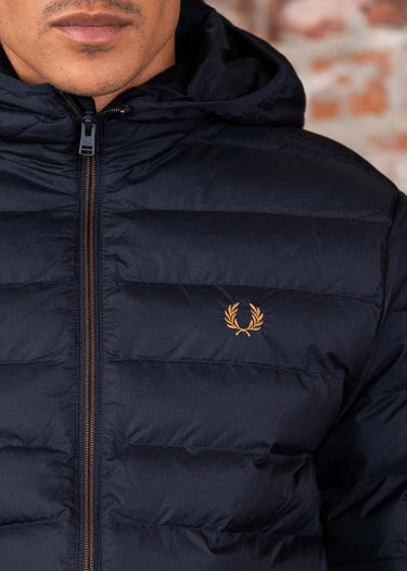 Fred Perry Jassen Hooded insulated jacket - navy