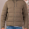 Aquascutum Jassen Sp hooded puffer - army green