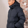 Lyle & Scott Jassen Welded wadding jacket - jet black