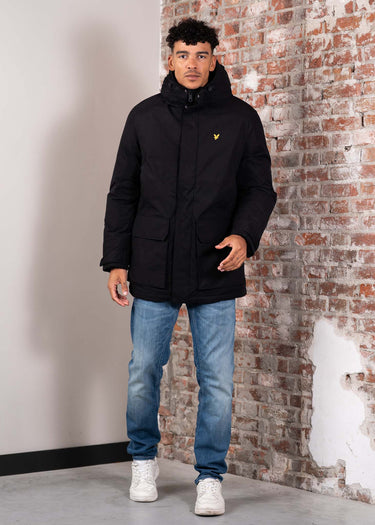 Lyle & Scott Jassen Membrane parka - jet black
