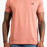 Fred Perry T-shirts Ringer t-shirt - putty pink