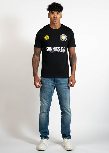 Lyle & Scott T-shirts Sunnies fc graphic t-shirt - jet black