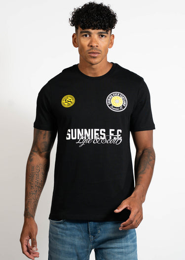 Lyle & Scott T-shirts Sunnies fc graphic t-shirt - jet black