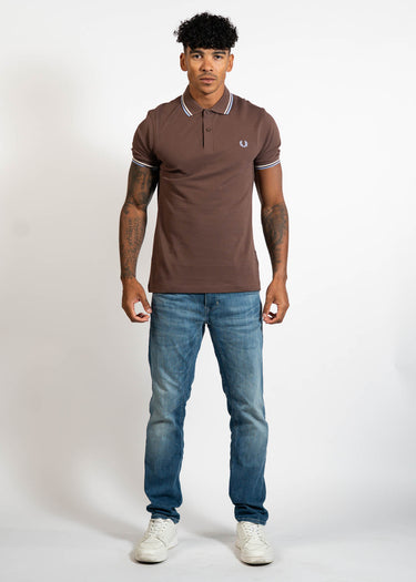 Fred Perry Polo's Twin tipped fred perry shirt - crbri ecr lghsmo