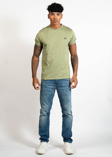 Fred Perry T-shirts Ringer t-shirt - olive mint