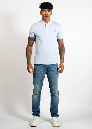 Fred Perry Polo's The fred perry shirt - light smoke navy