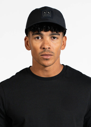 Armani Exchange Petten Polyester Cap with visor and logo - deep navy