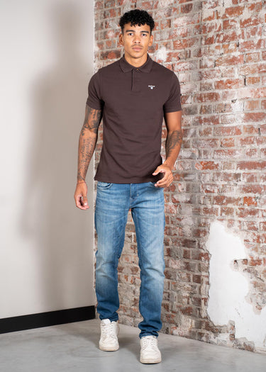 Barbour Polo's Tartan pique polo shirt - dark oak