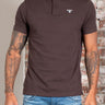 Barbour Polo's Tartan pique polo shirt - dark oak