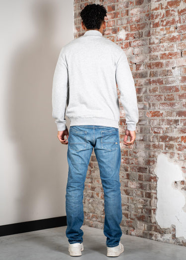 Barbour Truien Beckhill half zip sweatshirt - grey marl