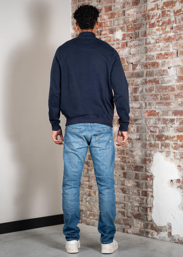 Barbour Truien Beckhill half zip sweatshirt - navy