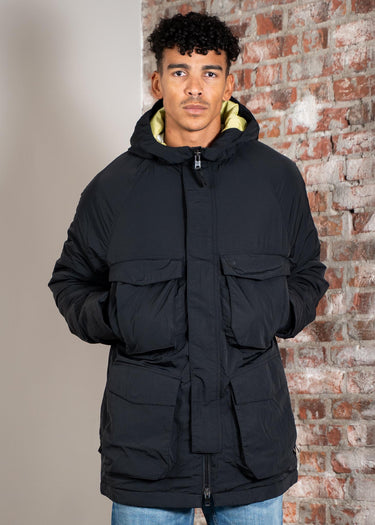Lyle & Scott Jassen Tactical wadded parka - black ice