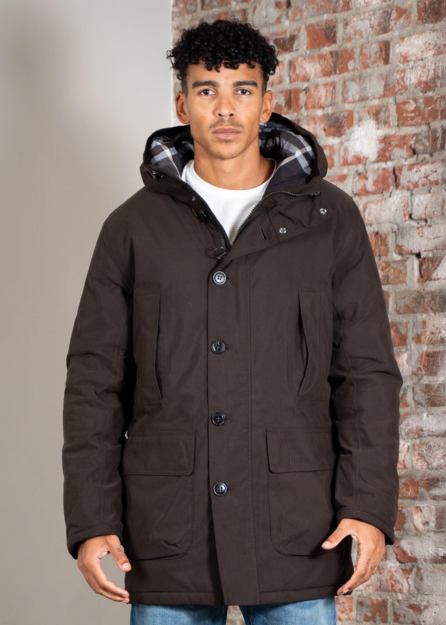 Barbour Jassen Winter beaufort waterproof parka - black oak