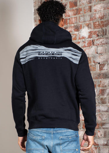 Napapijri Hoodies Back graphic hoodie - black beauty