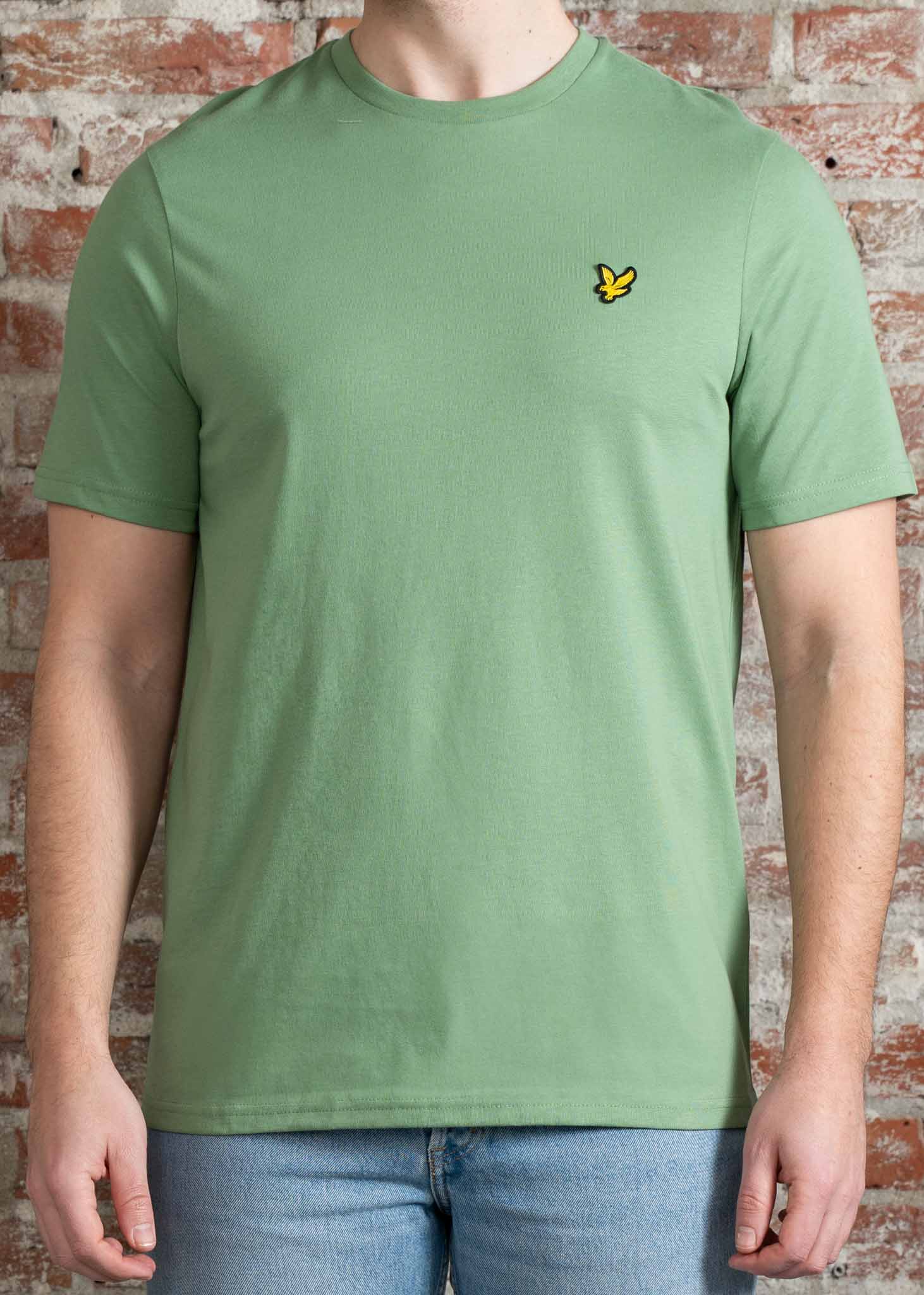 Lyle & Scott T-shirts Plain t-shirt - smoke green