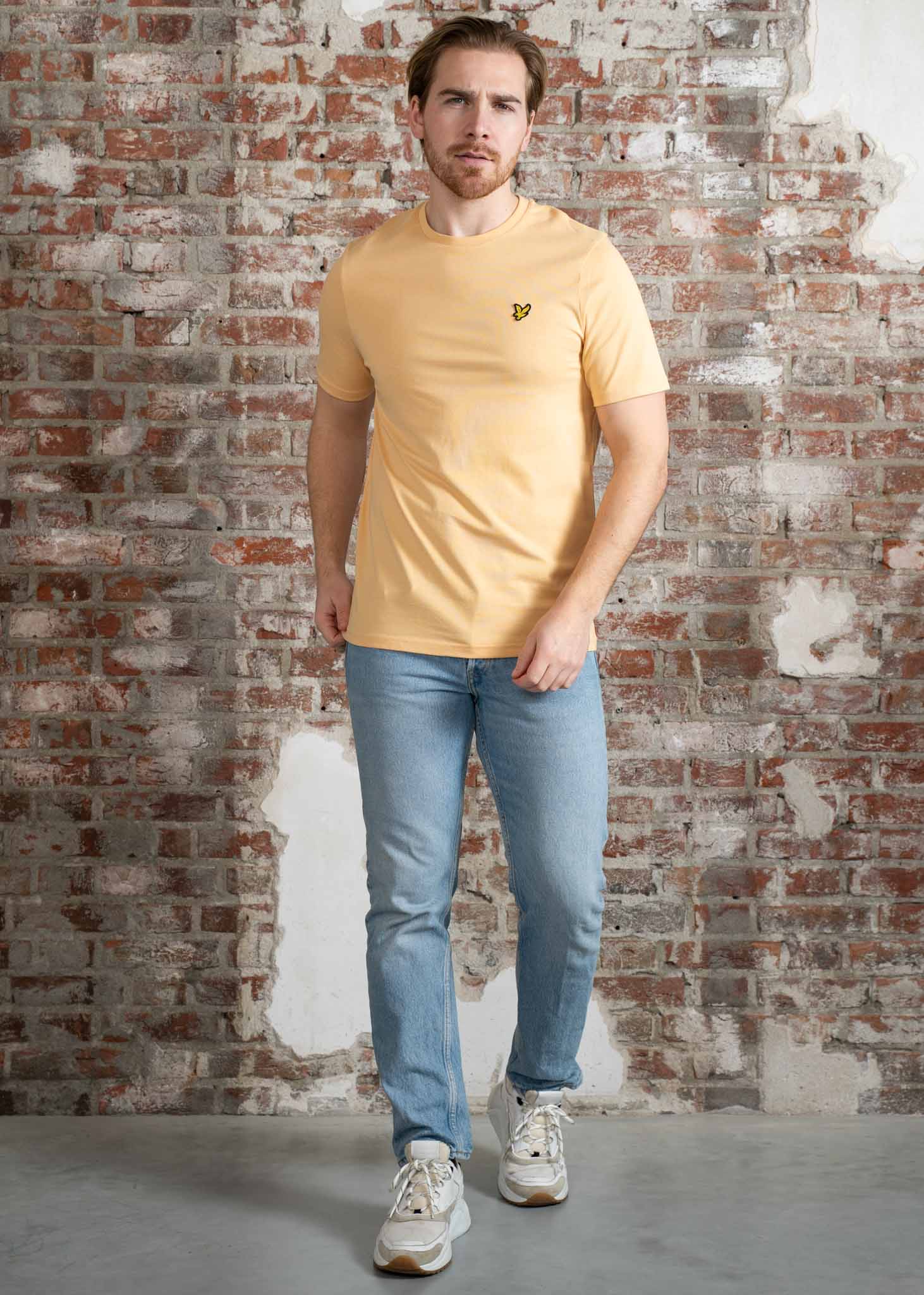 Lyle & Scott T-shirts Plain t-shirt - sherbet