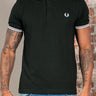 Fred Perry Polo's Twin tipped fred perry shirt - night green snow white snow white