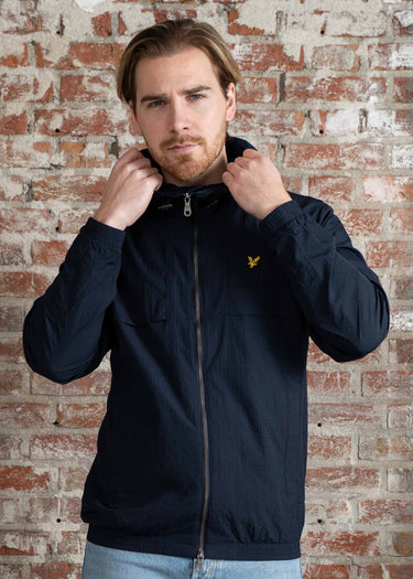 Lyle & Scott Jassen Lightweight ripstop jacket - dark navy