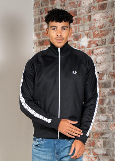 Fred Perry Vesten Taped track jacket - black