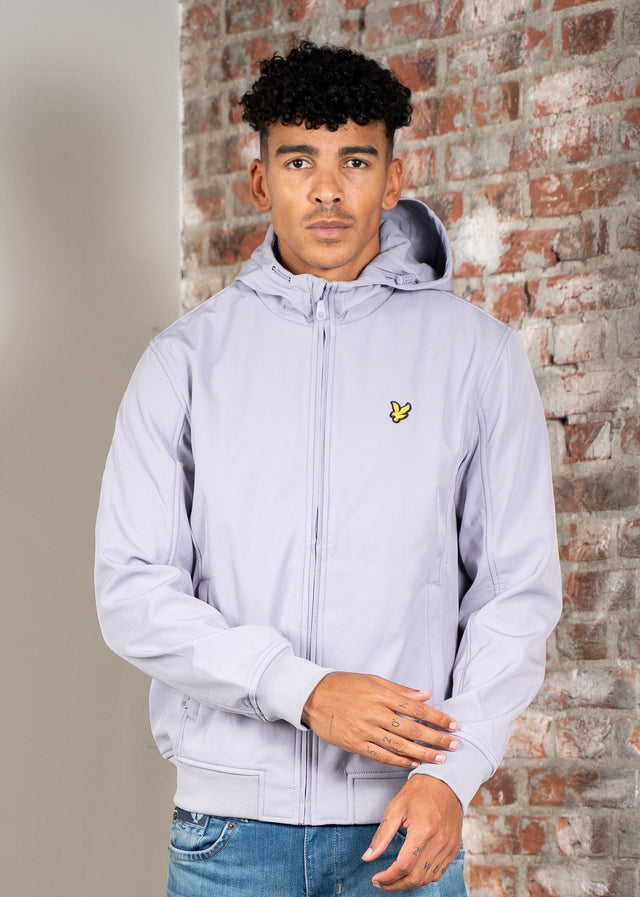 Lyle & Scott Jassen Fleece back softshell - ash lilac