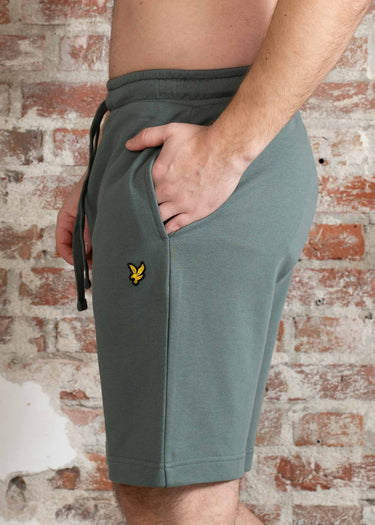 Lyle & Scott Korte Broeken Sweat short - green mercurial