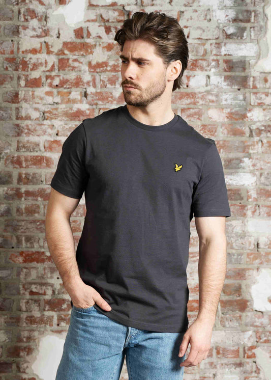 Lyle & Scott T-shirts Plain t-shirt - gunmetal