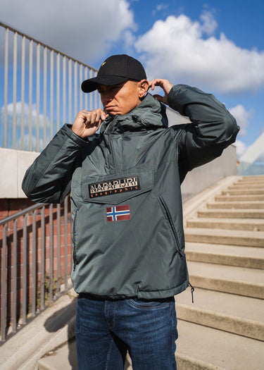 Napapijri Jassen Winter Rainforest overhead jacket next - green urban (Copy)