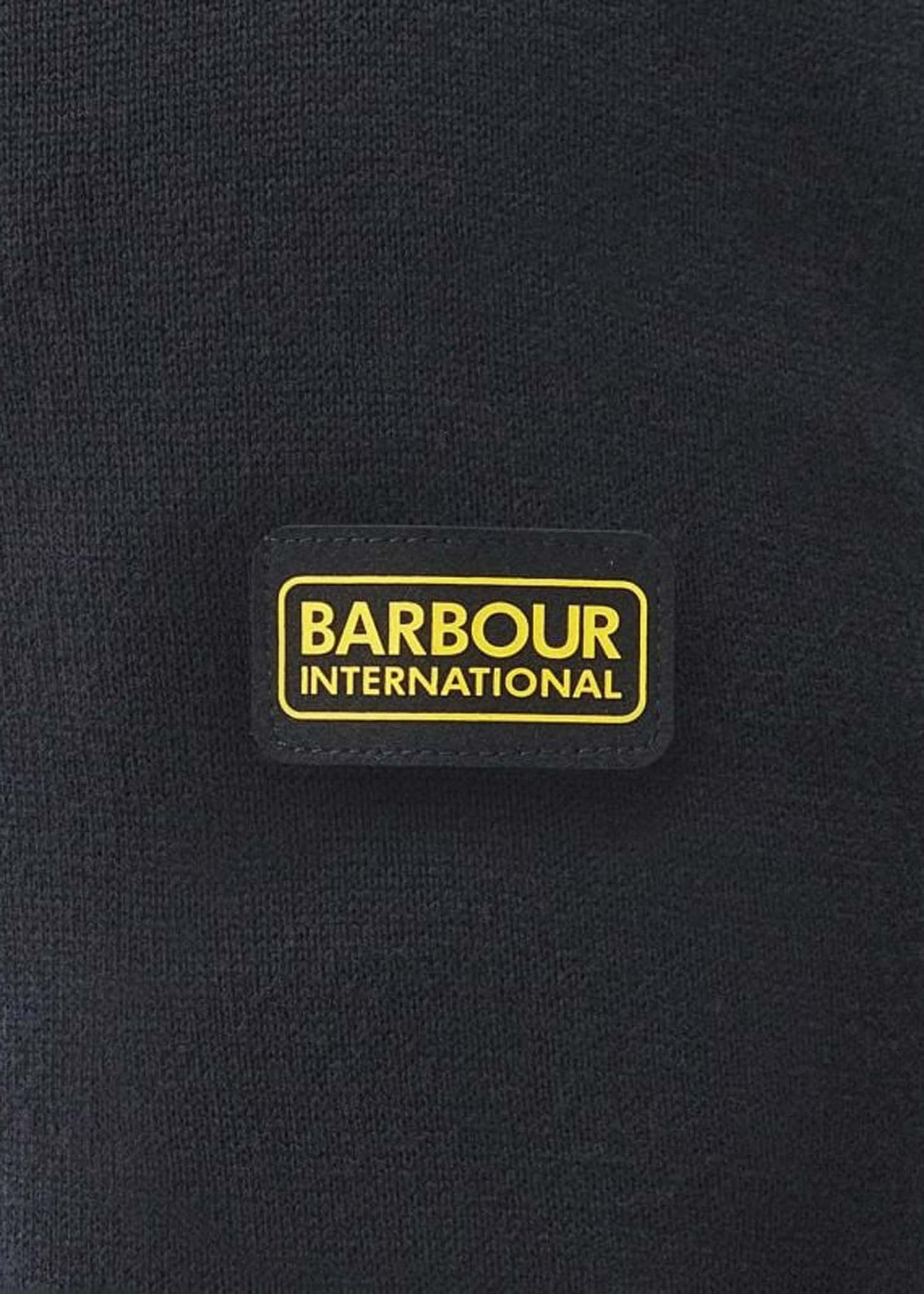 Barbour International Truien  Cotton half zip knit - black 