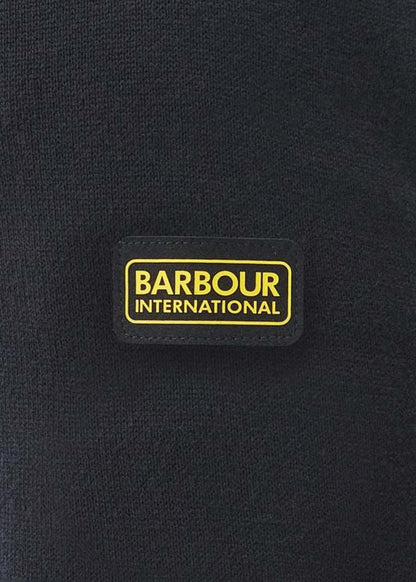 Barbour International Truien  Cotton half zip knit - black 