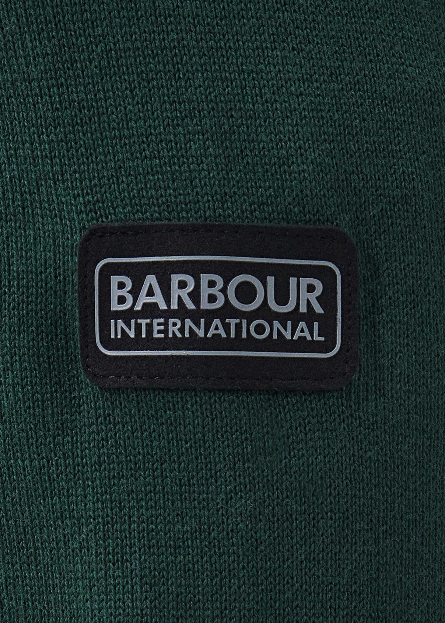 Barbour International Truien  Cotton half zip knit - pine grove 