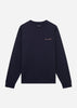 Lyle & Scott Truien  Multi embroidery crewneck - dark navy 