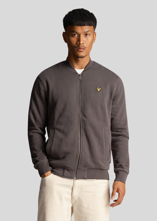 Lyle & Scott Vesten  Jersey bomber - gunmetal 