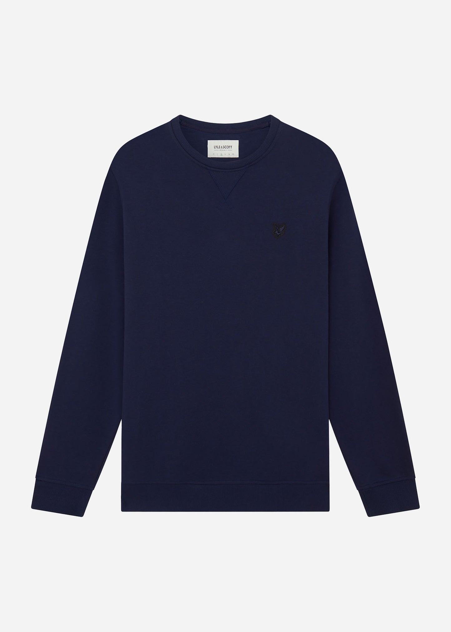 Lyle & Scott Truien  Tonal eagle crew neck sweatshirt - dark navy 