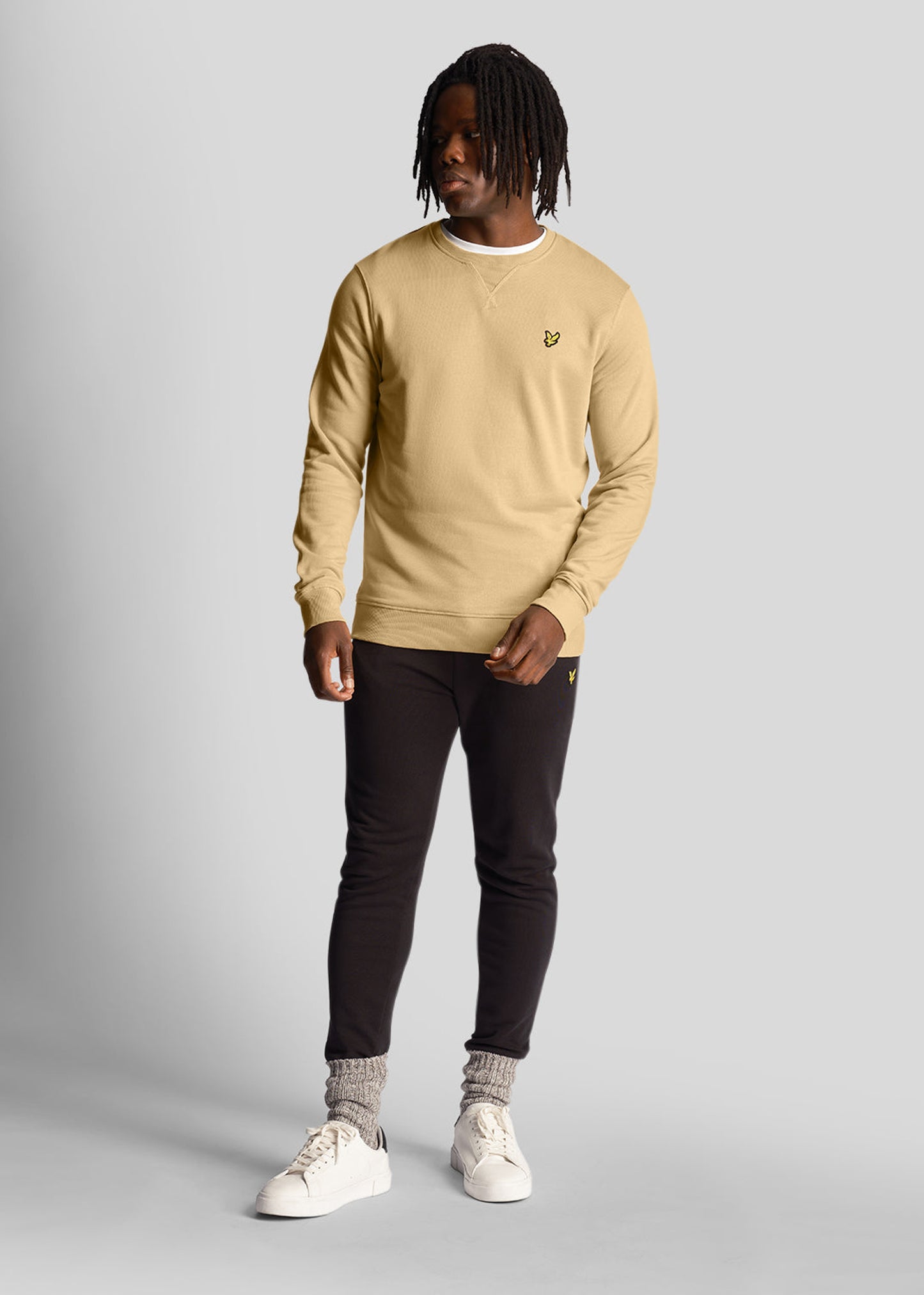 Lyle & Scott Truien  Crew neck sweatshirt - cairngorms khaki 